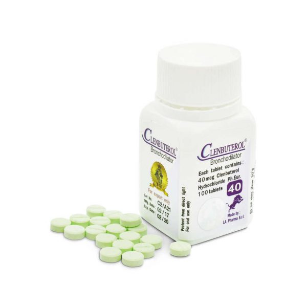 Clenbuterol 40mcg 100 tabs La Pharma 1